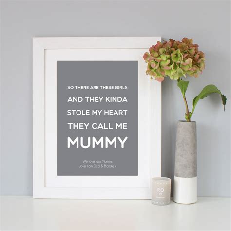 Mummy T Quote Print By Hope And Love