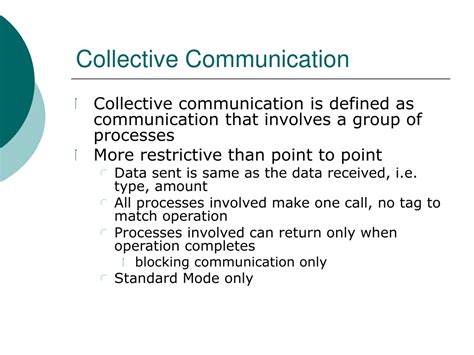 Ppt Collective Communication Powerpoint Presentation Free Download Id 9698131