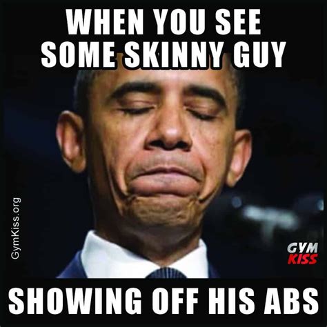 √ Skinny Guys With Abs Meme