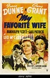 MEINE LIEBLINGSFRAU, Randolph Scott, Irene Dunne, am Set, 1940 ...
