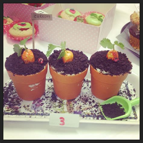 A post shared by jamie oliver (@jamieoliver). Carrot cake pots... Plant pot cakes - carrot cake with ...