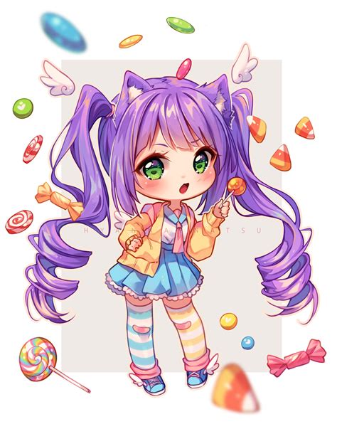 Video Commission Candy Logic By Hyanna Natsu Cute Anime Chibi