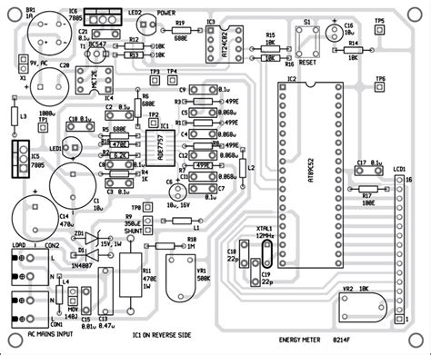 Electricity Meter Circuit Diagram Wiring Diagram And Schematics
