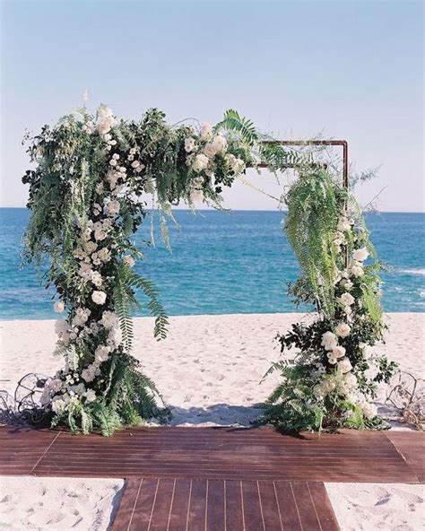 ️ 20 Charming Beach Wedding Arches Youll Love Hi Miss Puff