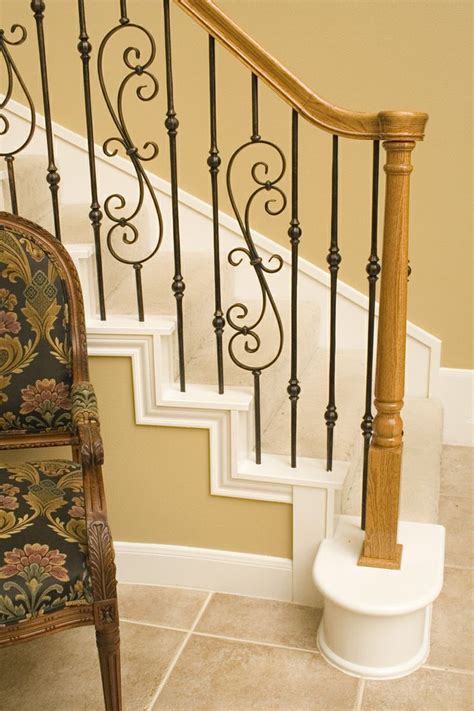 This Staircase Pattern Features Balusters From The Tuscan Round