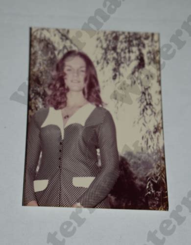 1970s Candid Of Busty Redhead Girl In Tight Top Vintage Photograph Ek