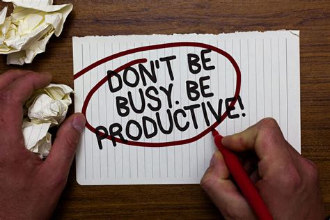 are you productive or just busy tlnt