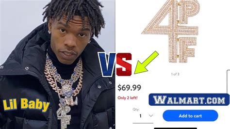 Lil Baby Responds To Walmart Selling 69 4pf Chains Walmart Got Me