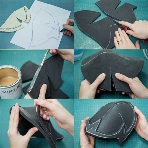 How To Make Pauldrons Out Of Eva Foam Diy Pinterest