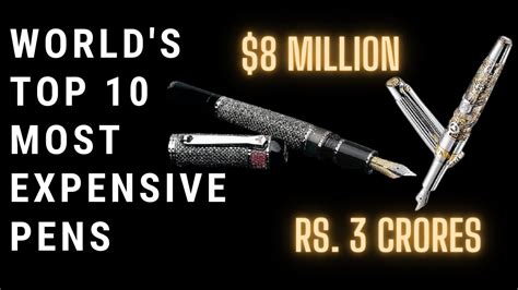 Worlds Top 10 Most Expensive Pens In The World Most Luxurious