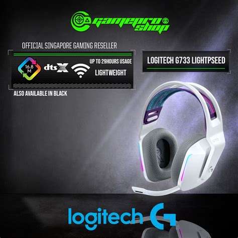 Logitech G WHITE Lightspeed Wireless Headset Y GamePro Shop
