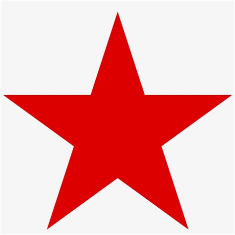 File Red Star Svg Wikimedia Commons Red Star Png Transparent