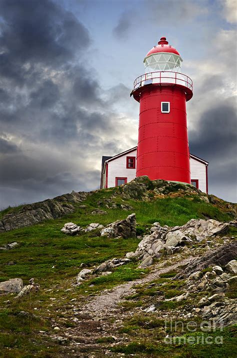 Lighthouse On Hill Photograph By Elena Elisseeva