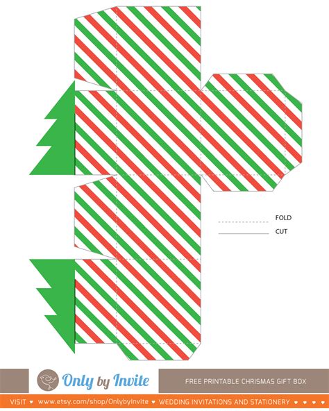 Free Printables For Happy Occasions Christmas T Box Free