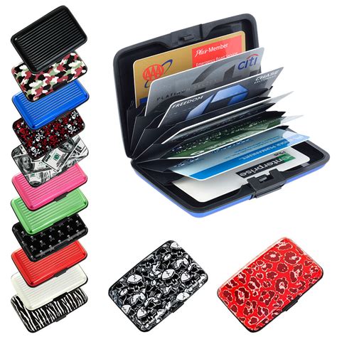 Don't use them, and don't let anyone else use them, not even for. Pocket Waterproof Business ID Credit Card Wallet Holder Aluminum Metal RFID Case | eBay