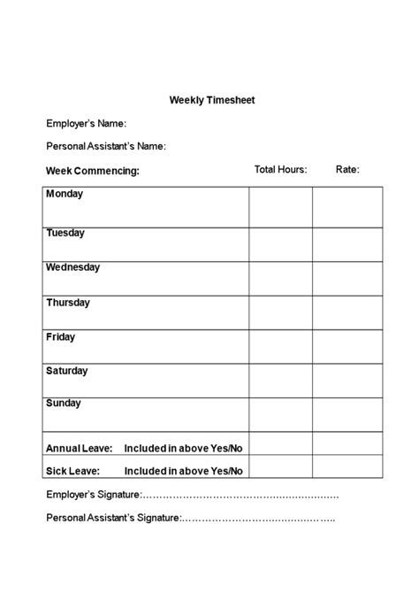 Weekly Timesheet Spreadsheet Within Free Simple Timesheet Template