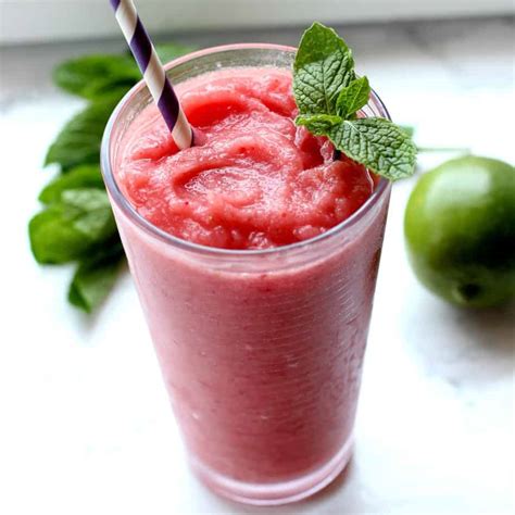 Watermelon Mojito Smoothie I Heart Vegetables