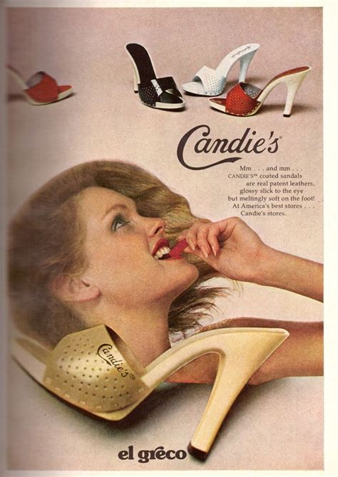 1979 Candies El Greco Shoes Sandals Print Ad Vintage Advertisement Vtg
