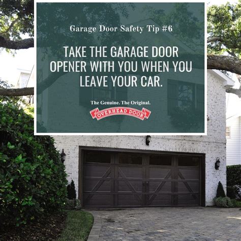 National Garage Door Safety Month Tip 6 Overhead Door Company Of