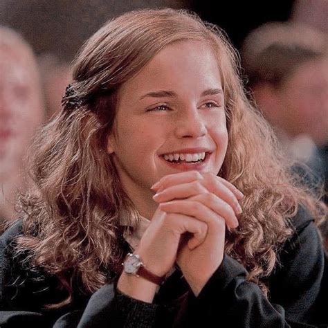 Hermione With Her Cute Smile While Laughing 🥰 😀 Emma Watson Harry