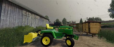 John Deere 332 Lawn Tractor With Lawn Mower And Garden V20 Fs19