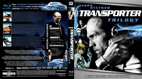 The Transporter Trilogy Movie Blu Ray Custom Covers Transporter
