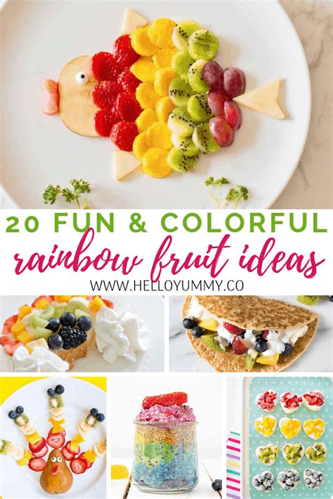 Fruit Ideas For Kids 20 Fun And Colorful Rainbow Snacks