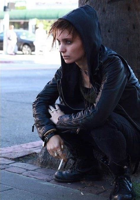 Rooney Mara Pre Production Photoshoot As Lisbeth Salander Dragon