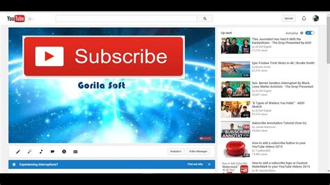 Add Subscribe Button To Your Youtube Videos All At Once Youtube