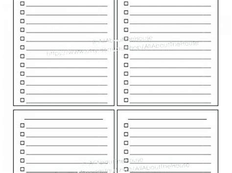 The Wonderful Printable To Do List Templates Throughout Blank Checklist