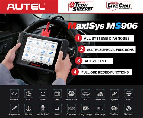 Autel Maxisys Ms906 Auto Diagnostic Scanner Autel Ds708 Update Version