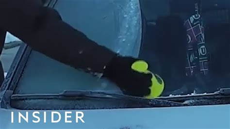 How To Remove Ice From Your Car Quickly Youtube