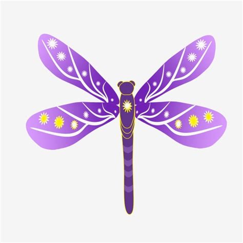 Purple Dragonfly Insect Flying Dazzling Beautiful Png Transparent
