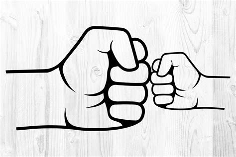 Fist Bump Svg Father And Son Svg Heart Svg Dad Svg Fathe Inspire The Best Porn Website