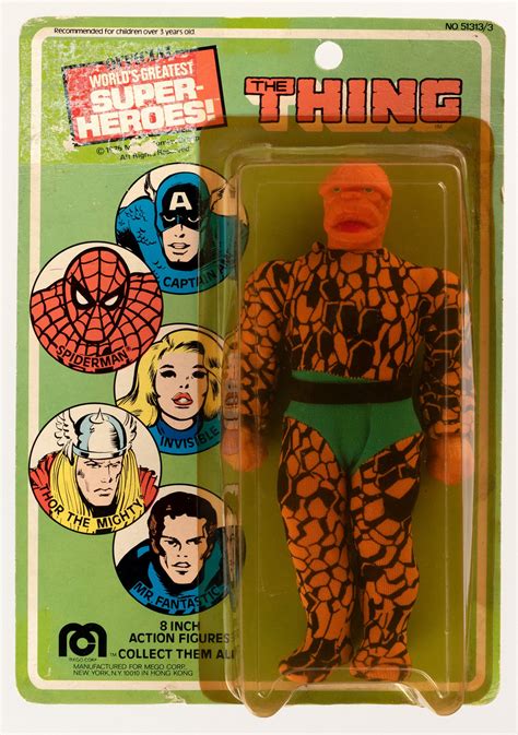 Hakes The Thing Mego Action Figure On Card