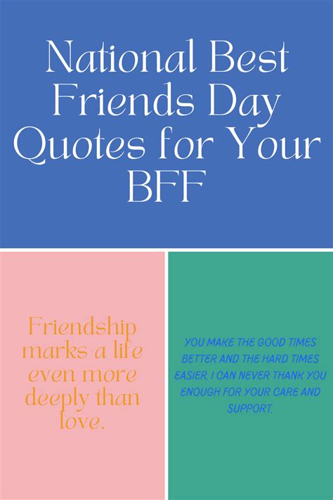 National Friendship Day Best Friend Day Best Friendship Messages And Quotes On National