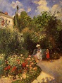 "The Garden at Pontoise" by Camille Pissarro | Daily Dose of Art