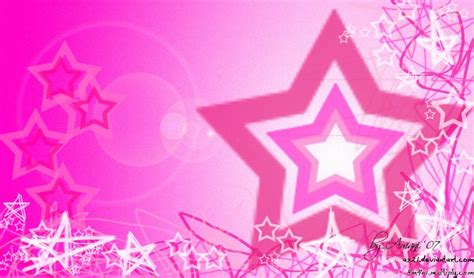 Pink Stars Backgrounds Desktop Background