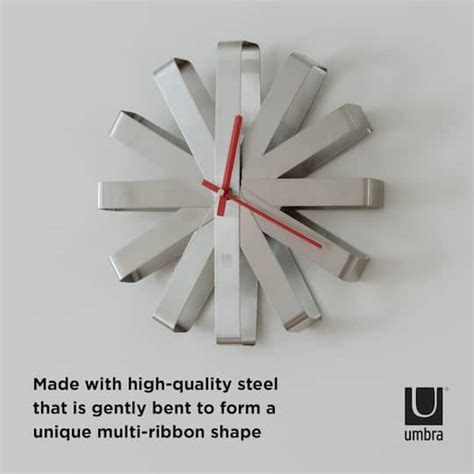 Umbra 12 Steel Ribbon Round Wall Clock Michaels
