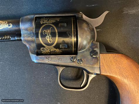 Colt Winchester Engraved Revolver 44 40 Cal