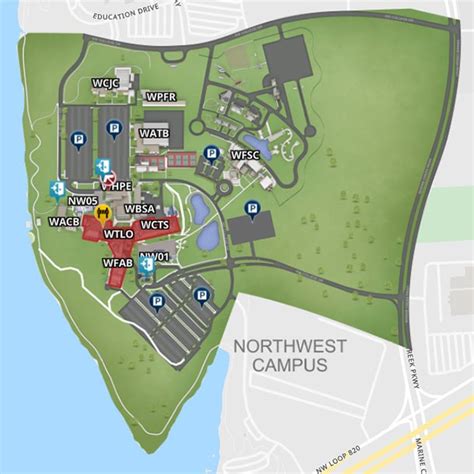 Campus Map Northwest Tarrant County College