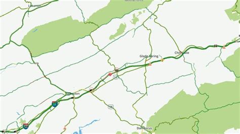 East Coast Interstate 81 Map
