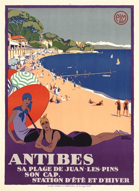 15 Beautiful French Art Deco Travel Posters By Roger Broders Flashbak