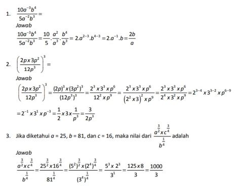 √contoh Soal Bentuk Akar Eksponen Logaritma Dan Pengertiannya
