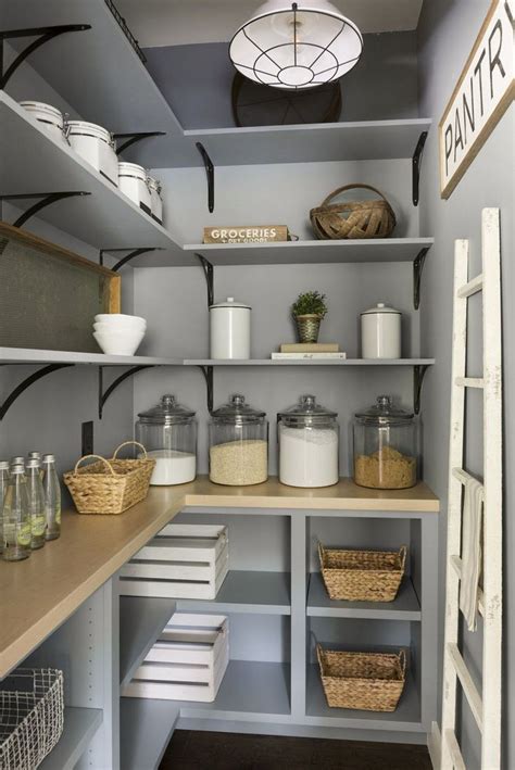 Ideas For Farmhouse How To Build Farmhouse Pantry Shelves