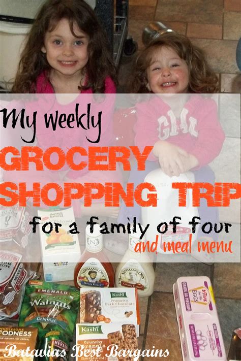 My Weekly Grocery Shopping Trip And Meal Menu My Wholesale Life