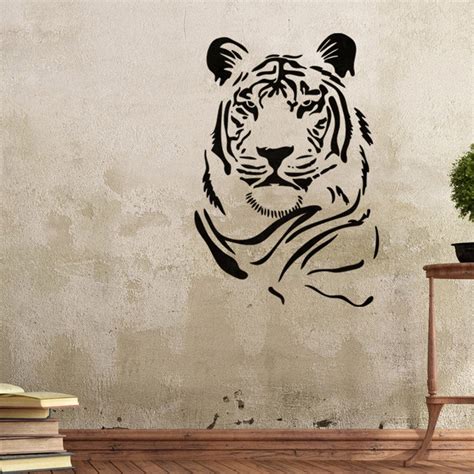 Wall Stencils Tiger Stencil Template For GRAFFITI Better Than Etsy