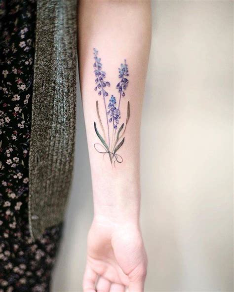 Hyacinth Flower Tattoo