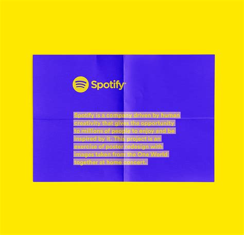 Spotify Poster Design On Behance