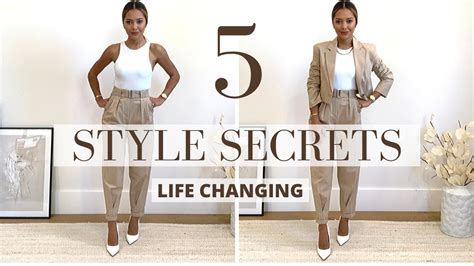 5 Life Changing Style Secrets Dressing Rules Youtube